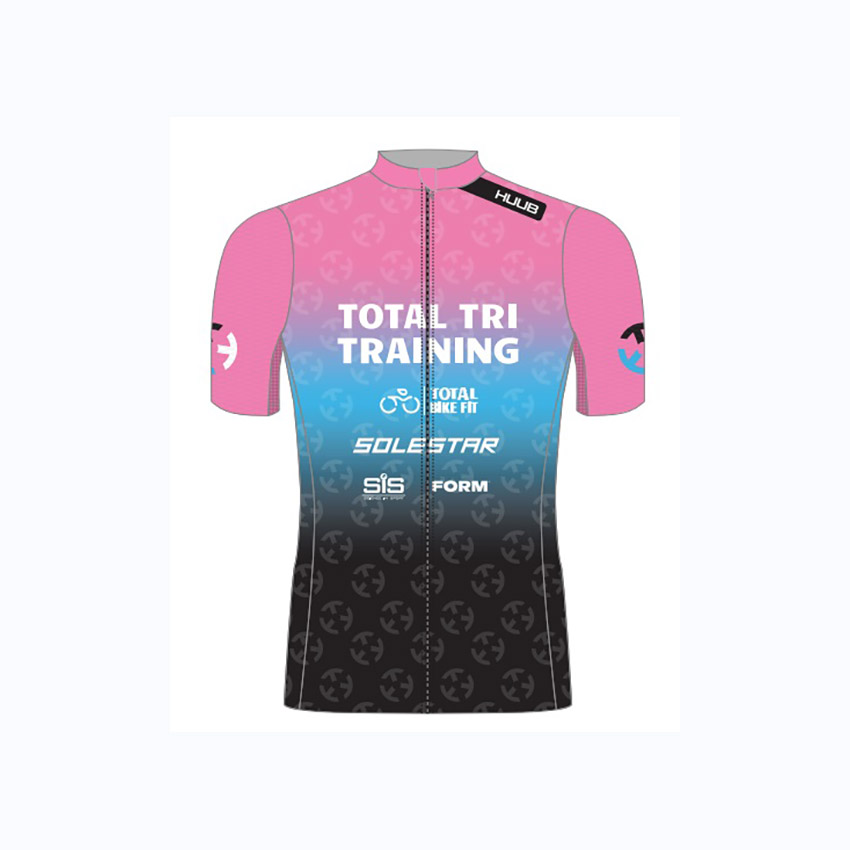 Huub TTT Cycling SS Jersey - Pink Blue - Image 2